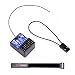 FPVKing Flysky FS-BS6 Receiver 2.4G 6CH Receiver Built-in Gyro Fail-Safe for FS-GT5 FS-IT4S FS-I6S FS-I6 FS-I6X Transmitter RC Car Boat Airplane with 250mm Lipo Battery Strap