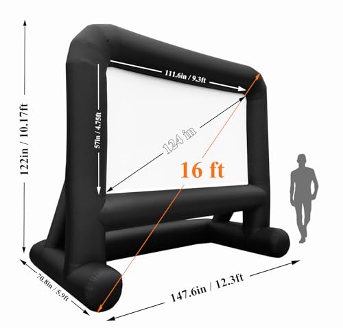 Portable Inflatable Movie Screen Outdoor