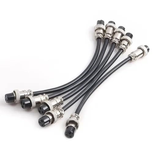 Conector GX16 Plug Socket Hembra 10 Pines 200 cm miniatura 1