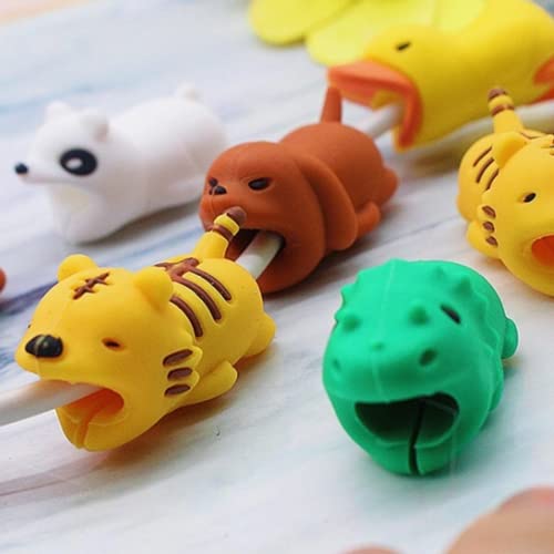 JUHUTONG 12 Pack Cute Animal Cable Protector Various Animal Cable Chewers Prevents Cable Break Cable Protector Case for iPhone/iPad - Image 4