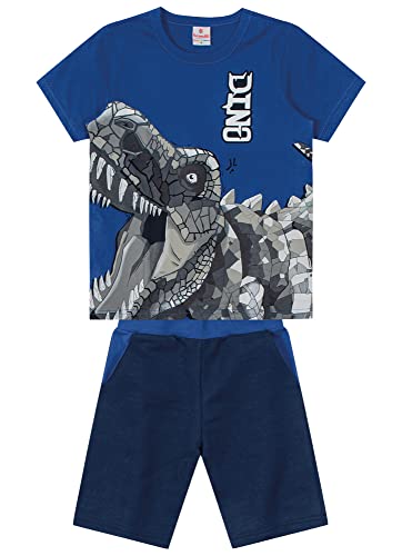 Conj. Camiseta E Bermuda,Meninos,Brandili,Azul Arraial Do Cabo,4