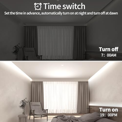 Image of COB LED Strip Lights 100ft,6000K DC 24V Dimmable White Flexible LED Rope Lights for Bedroom,with Remote and app Control LED Lights Strip for Living Room, Shelf, Cabinet(2 Rolls of 50ft)