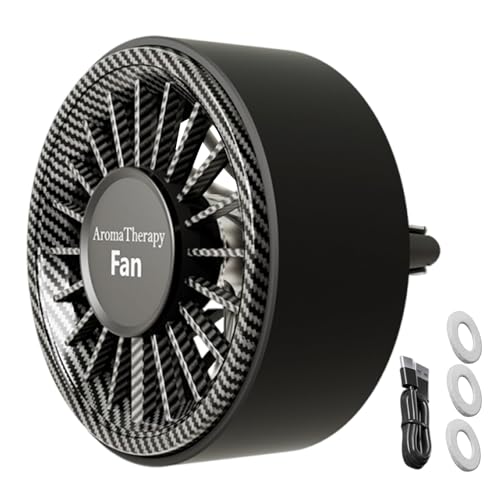Ventilador De Aire Acondicionado Del Coche, Ventilador De Clip Refrescante Para Vehículo, Decorativo Con Perfume Y Iluminación LED Multicolor Refrigerador Portátil Para Camioneta Casa Casa