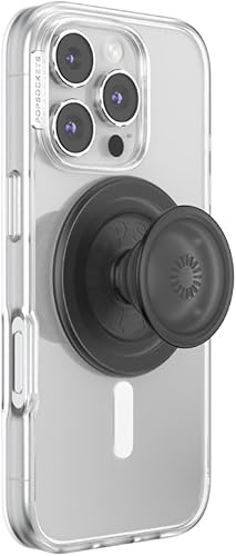 Vista 19 de Agarre para teléfono PopSockets con soporte expansible, agarre adhesivo - aluminio negro