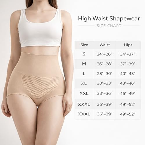 Image of Royal Luxury High Waist Shapewear for Women Tummy Control Panty for Women | Seamless Cotton Hipster Panty | Slimming Tummy Tucker | Body Shaper for Belly Fat