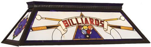 4 Light Billiard Light Finish: Blue