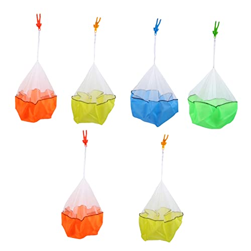 BESTonZON Flying Toys for Kids 6pcs Army Parachute Toys Hand Throwing Simulation Kids' Creative Intelligence Development Random Style