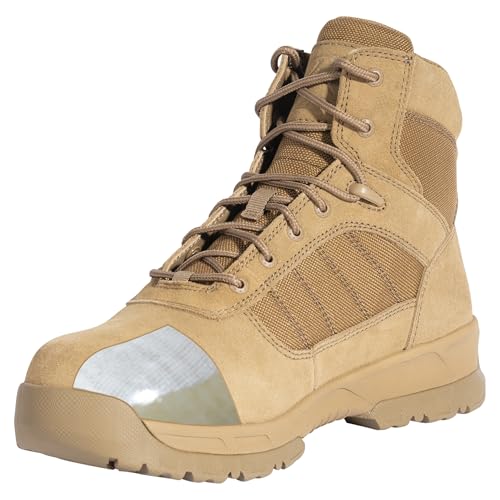 Rothco Guardian AR 670-1 Coyote Brown Composite Toe Tactical Boots – 6 Inch – Waterproof Lightweight Footwear 6