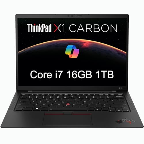 Lenovo ThinkPad X1 Carbon Gen 11 Business Laptop (14" FHD+, Intel...
