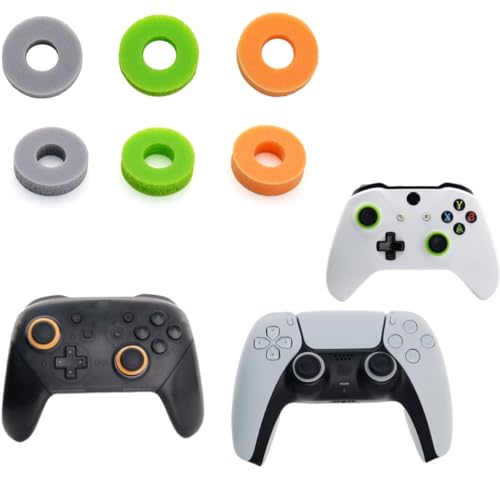 Präzisionsringe für Switch Pro / für P55 / für PS4 / für Xbox, Gamepad Zielhilfe Bewegungssteuerung Abriebschutz Set, 3 Verschiedene Stärken