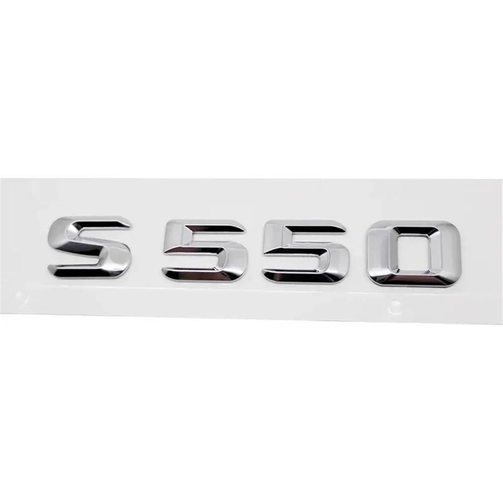 YTQMoreBNZ YYDStes Car Rear Emblem Sticker Trunk Tail Badge Decal Compatible With Mercedes Benz S400 S420 S430 S450 S500 S550 S600 S650