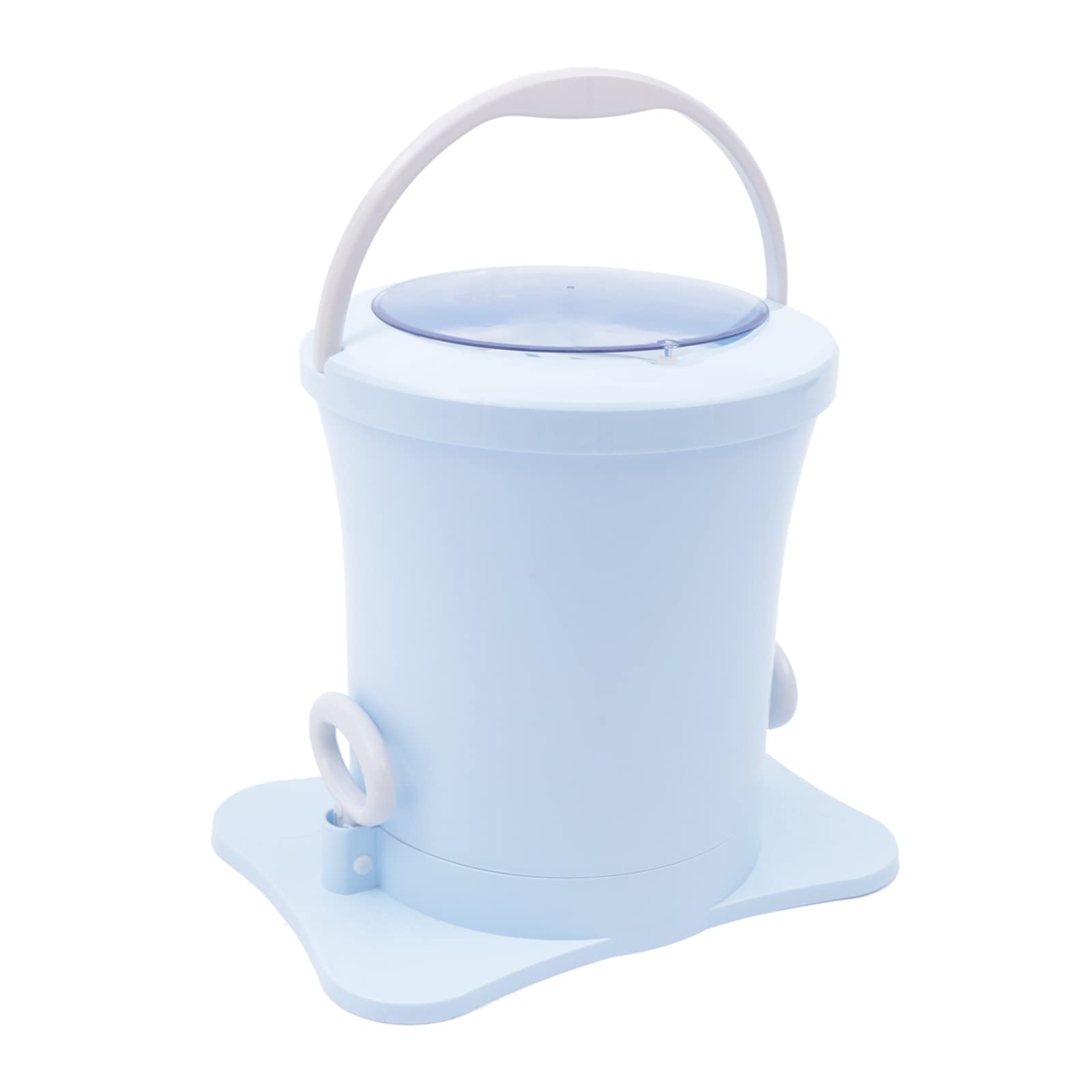 Manuelle Wäscheschleuder aus PP/ABS/Edelstahl, Mini Waschmaschine 5kg, Schleudertrockner für Outdoor-Reise