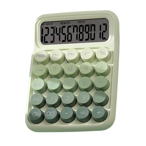 Calculadora infantil antideslizante con botones grandes, calculadora de escritorio, calculadora mecánica de escritorio, calculadora de mano para oficinas, hogar, escuela