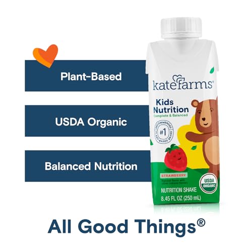 Image of KATE FARMS Kids Nutrition Shake, Chocolate, 8g Protein, 6 Pack