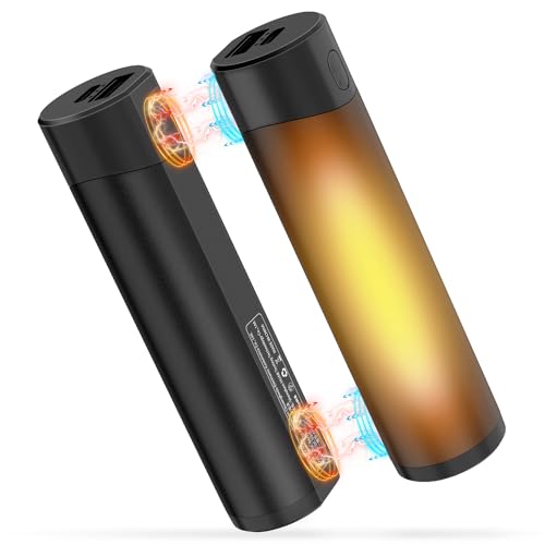 Tekuton 充電式カイロ 2S急速発熱 電子カイロ 12000mAh 大容量 寒さ対策 超軽量 カイロ 充電式 3段階温度調節 電気カイロ 14時間連続使用 Type-C急速充電 小型 持ち運びやすい ハンドウォーマー 防寒 旅行 出張 通勤 通学 クリスマス プレゼント