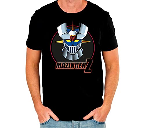 JUL Camiseta Mazinger Z de Hombre Fabricada en impresión Digital para una Gran Durabilidad - 100% Algodon - Talla XXL