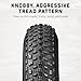 Mongoose Fat Tire Bike Tire, Mountain Bike Accessory, 26 x 4 inch