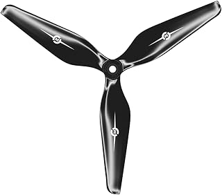 Master Airscrew Performance Multi-Rotor 8x4.1 3-Blade Propeller - Black - Reverse/Pusher/CW - Cinelifter, Long Range FPV
