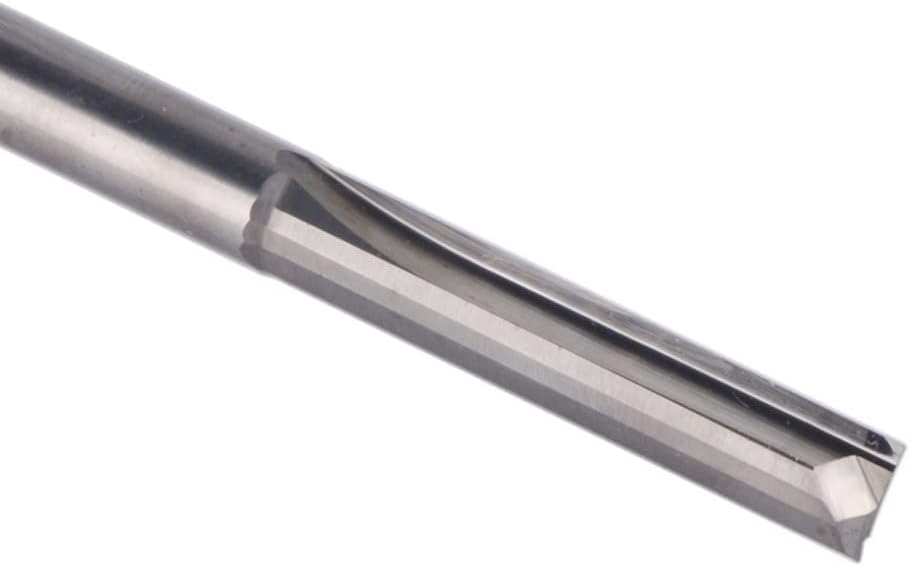 1pc 2 Flute Tungsten Carbide End Mill - Precision Straight Slot Milling Cutter for CNC Router, 3.175mm-8mm Shank(ST2F-D8.0-L32)