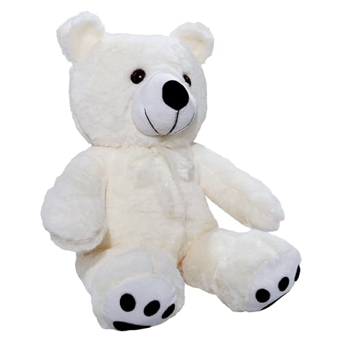 Image of Soft Teddy Bear 20 Inch (50 cm) - Adorable Huggable Plush Toy for Kids, Girls & Couples | Stuffed Animal Gift for Birthday, Valentine's Day & Home Decor Cream Color