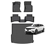 Jenofa-Floor Mats for Land Rover Range Rover Velar 2021-2025 Cargo Mat Car Mats for Rover Velar All Weather Floor Liner Custom Fit Automotive Non-Slip Waterproof Full Set Accessories