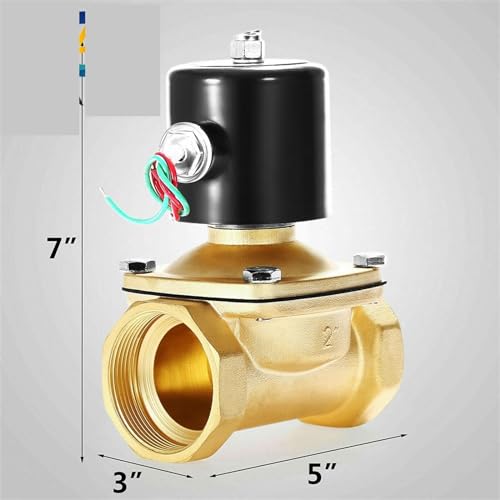 Électrovanne BSP 24VAC 1.5 pouces normalement fermée DN40 pour contrôle d'eau - 3