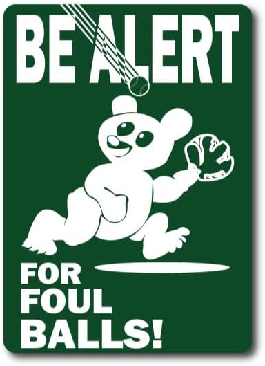Wrigley Field Foul Ball Sign (18" x 12")