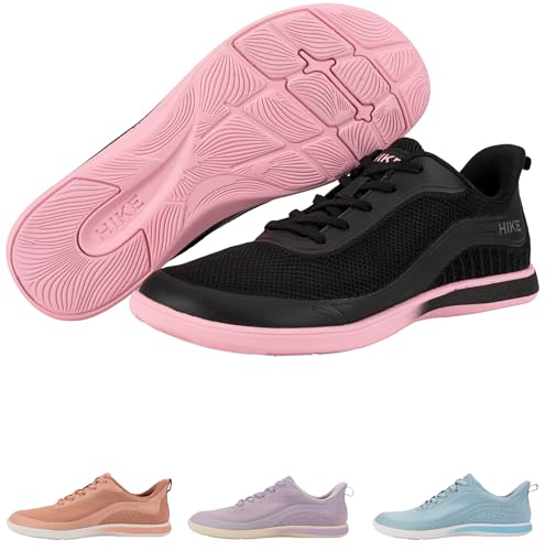 Hike Footwear Wave - Soft and Natural Barefoot Shoes for Women Hands Free Slip-On Minimalist Design Daily Footwear Breathable Wide Toe Box Pain-Free Walking