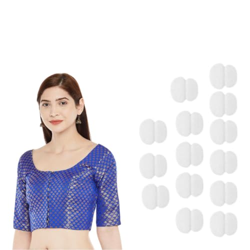 Image of Studio Shringaar Women's Zari Brocade Stitched Elbow Length Sleeves Saree Blouse