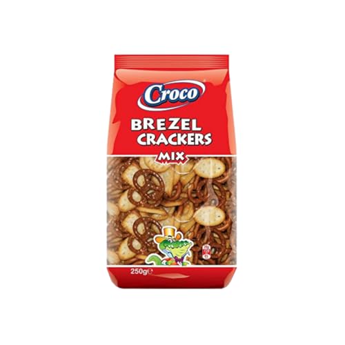 Galletas Croco Mix Brezel Cracker 250gr