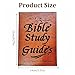 Drsman 66-Page Bible Study Guide & Devotional Journal - PU Leather Cover, Scripture Summaries, Daily Reflections | Beginner-Friendly Spiritual Growth Notebook | Christian Gift Idea (Brown)