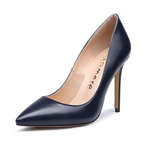 Image of Castamere Womens High Heels Pointed-Toe Slip-on Stilettos Pumps 4Inch Heel Shoes