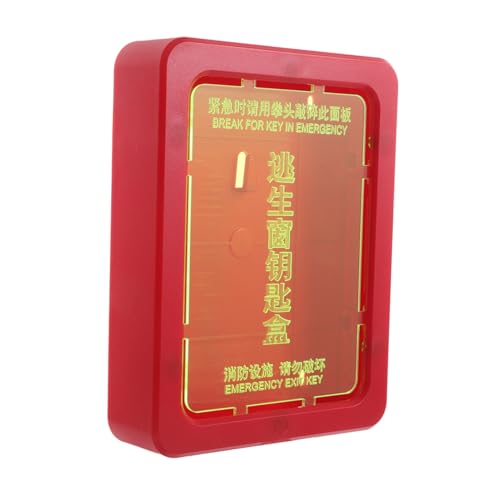 Zerodeko Caja De Seguridad para Llaves De Pared Soporte para Gestión De Llaves Multifuncional Resistente Intemperie Situaciones De Escape y Almacenamiento Seguro