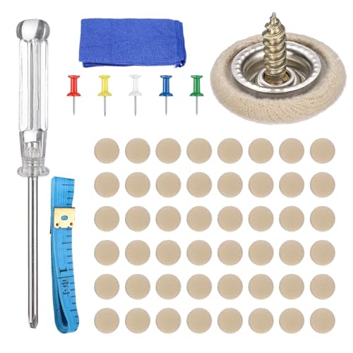 Kit de reparación de techo de coche PATIKIL con 40 remaches universales y herramientas