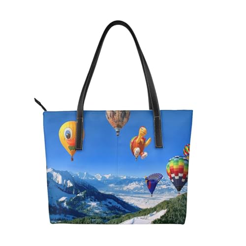 Sac à bandoulière en polyuréthane grand format, sac de bureau fonctionnel et étanche à motif