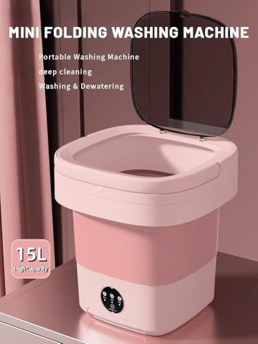 image for GRINCHAT Portable Washing Machine, Mini Washer,15L Upgraded Large Capa
