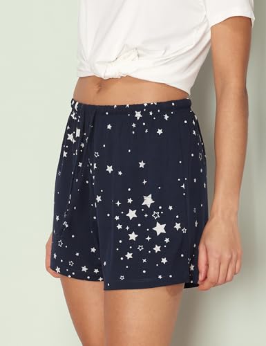 Image of GYS Women's Bamboo Viscose Cooling High Waisted Pajama Shorts