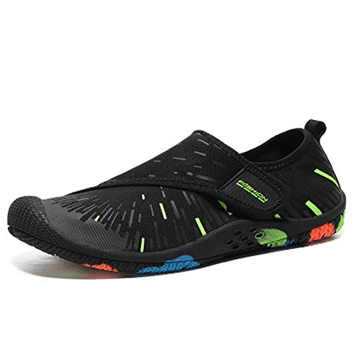 WHSS strandschoenen Summer upstream schoenen vrouwelijke wandelschoenen snorkelen outdoor schoenen zachte schoenen antislip sneldrogende schoenen waterschoenen duiken mannelijke waden schoenen (groen) - Image 3