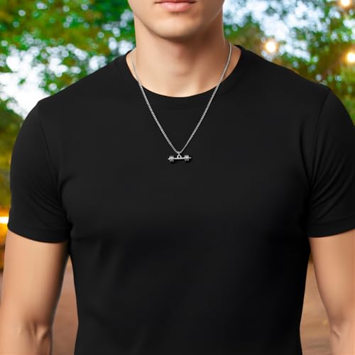 Image of Anti-Tarnish Stainless Steel Necklace for Men, Stylish Pendant Necklace, Men's Jewellery for Gifting