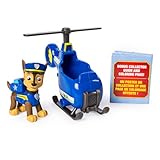 Paw Patrol Ultimate Rescue, Chase's Mini Helicopter with Collectible Figure for Ages 3 and Up