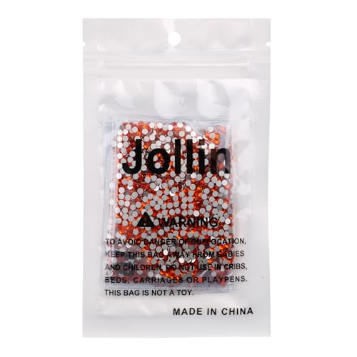 Image of Jollin Crystal Flatback Rhinestones Gems for Crafts 2.8mm SS10, Lt Siam | Glue Fix, 2880pcs Glass Rhinestones for Bedazzling, Clothes, Tumblers, Nail Art, Shoes, Bags, Caps & Accessories Decoration