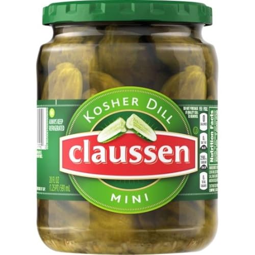 Kraft Claussen Dill Mini Pickle, 20 Ounce -- 12 per case.