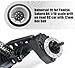 Fraizoe RC Brake Discs with 12mm Hex Hub for Tamiya Sakura D4 1/10 Scale RC Cars - Aluminum Alloy Upgrade Kit for Drift, On-Road RC Car - CNC Machined Performance Part with Anodized Finish Black