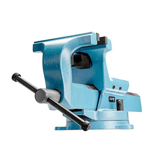 Capri Tools 10516 Ultimate Grip Forged Steel Bench Vise, 6"