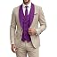 Beige and Purple