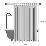 Duschvorhang Überlänge Test