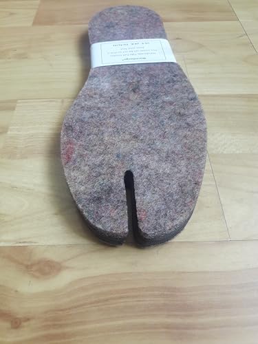 Plantillas de fieltro hechas a mano para calzado japonés 38EU miniatura 7