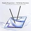 Stylus Pen for iPad 6th-11th Generation-2X Fast Charge Active Pencil Compatible with 2018-2026 Apple iPad Pro 11"/12.9"/M4, iPad Air 3/4/5/M2/M3/M4,iPad mini 5/6/7 Gen-Black