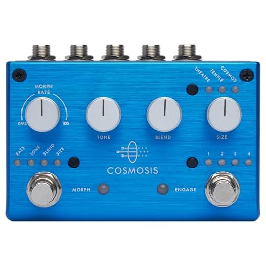 Pigtronix Cosmosis Stereo Morphing Reverb Effects Pedal