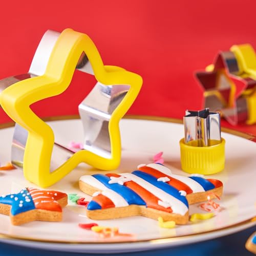 Etersion STAR SHAPES ETS Cookie Cutter 5 Pieces 5 Sizes 1 Inch To 4 Inch thumb #7